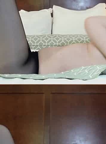 Amateur Brunette Scarlett Teasing in Her First Pantyhose Video Shoot