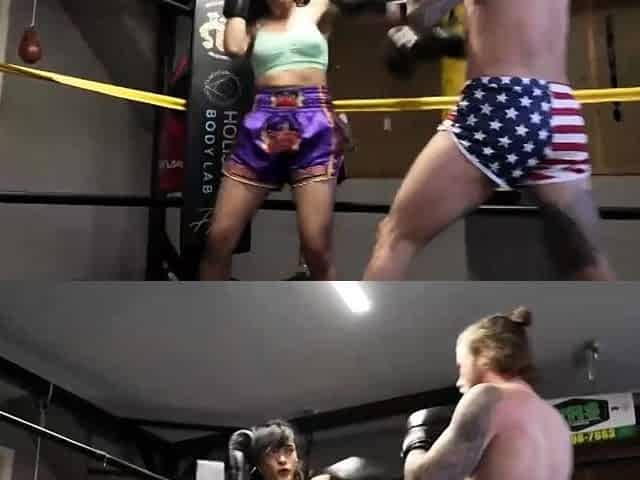 Channy Crossfire - Athlete Pinned In Intense Sparring