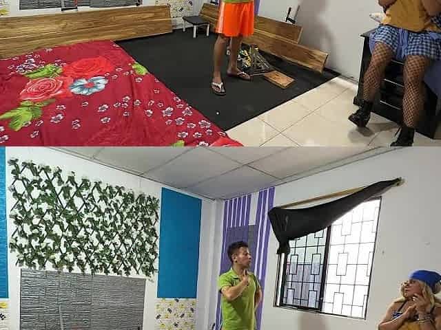 A fortunate carpenter gets laid at work by a older woman. The aged woman is a hawt old lady.
