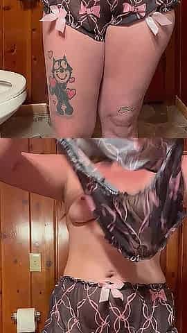 Amateur mother i'd like to fuck trying on underware