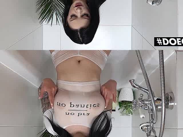 Alissa Noir Sexy Shower Masturbation - DOEGIRLS