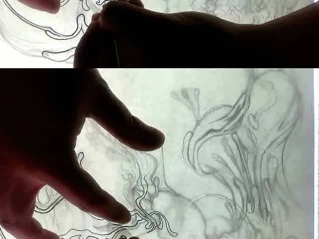One Sexy Mess Line Art Timelapse by Drenched The Facial Artist
