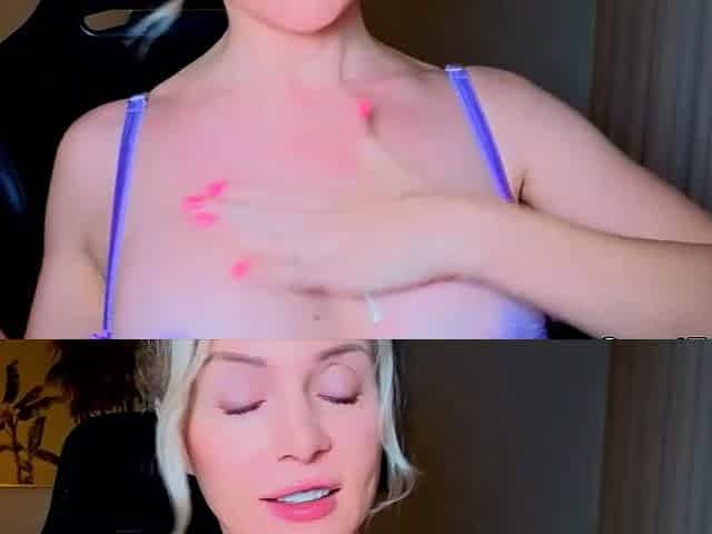 Sexy Blonde MILF Makes Her Pussy Wet