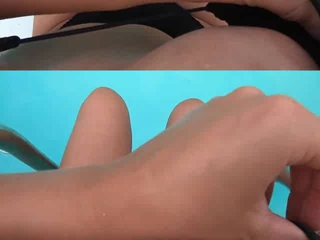 PUBLIC POOL CUM BUT NOBODY WATCH HER