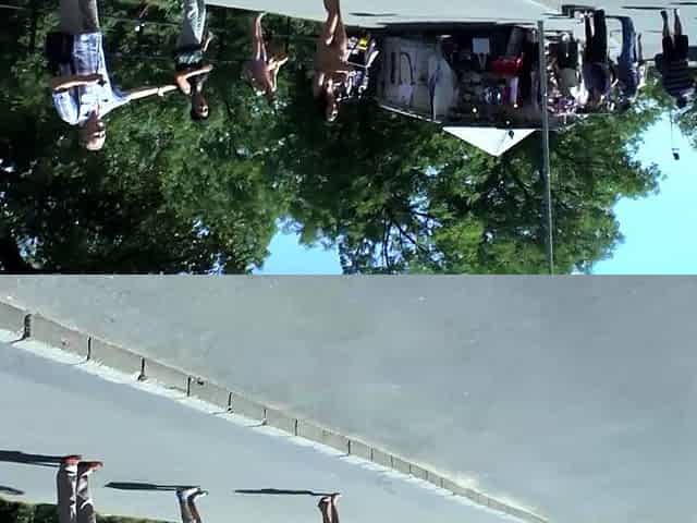 Amateur chicks voyeur fucking in public place