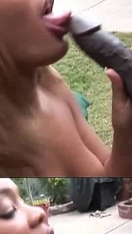 Summer Outdoor Carnal Bonding Between a Black Girl on High Heels and the BBC Spearman.