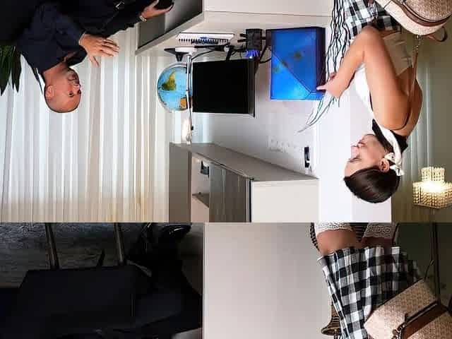 Slutty Russian student passes the Italian exam getting