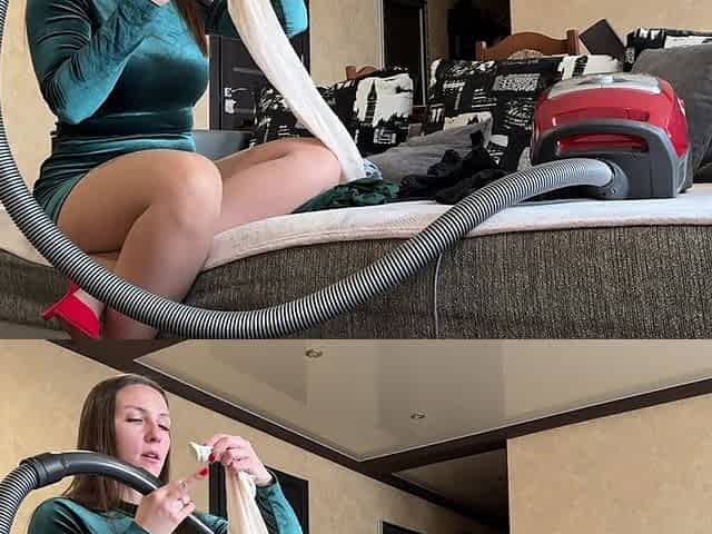 Miele Blizzard Devours My Dirty Lingerie & Nylon Feet POV