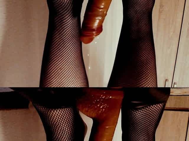 CurvySoleGoddess - Black Heels and Fishnet Cuckplay