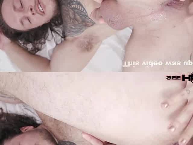 Rims His Asshole And Gives A Sloppy Blowjob To With Liam Needsom And Xochi Moon
