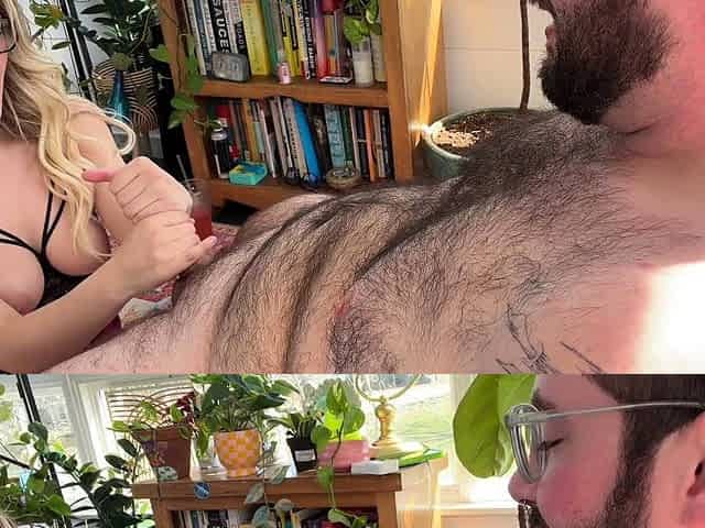 real intimate cock worship