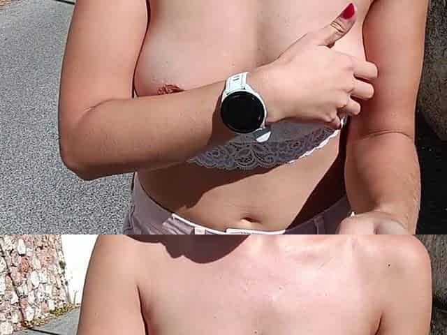 I Flash My Tits in Public While Walking Through the Streets of Nice