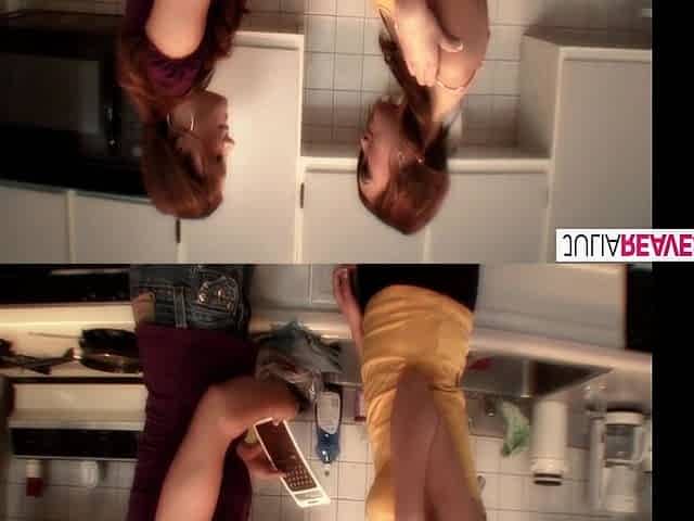 Hot Brunette Babes in the Kitchen: Passionate Licking and Fingering to Orgasm