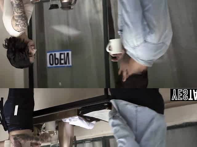 Tiny Waitress Tricked By A Sly Customer With Stevie Moon