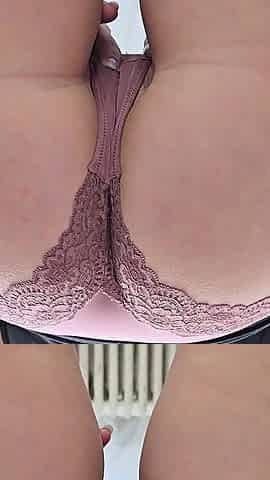 Licking Stepsister's Wet Underwear and Juicy Pussy