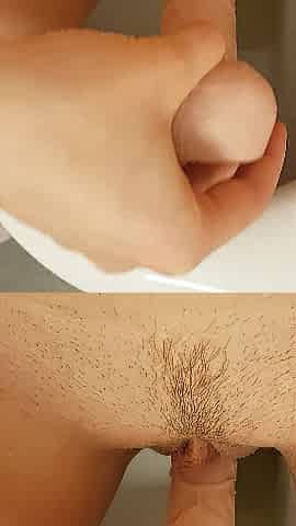 Pee play with the vibrator