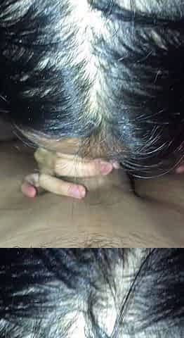 Amateur brunette teen blowjob and cumshot