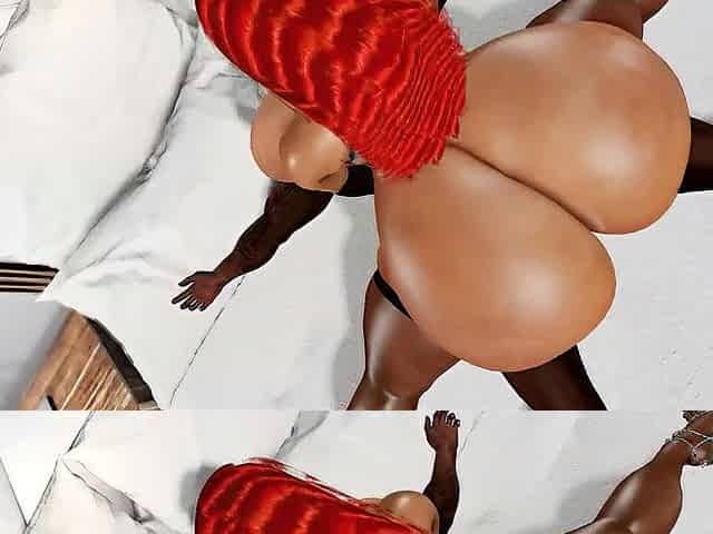 Ebony Santa's Large Ass Christmas