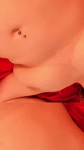 Stomach Flu - Belly Button Fetish Video - MILF's Deep Navel and Moans