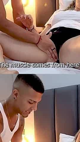 MILF Fucks a Guy with a Big Cock After a Hot Massage - Monique Fuentes & David Bander