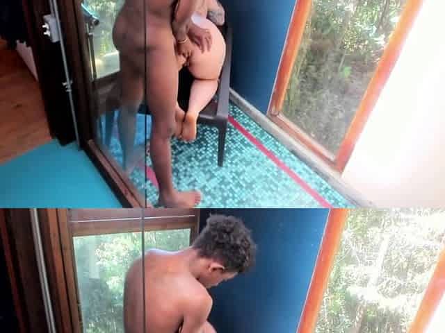 SLOW HOT FLESHLY SHOWER feat. @elKonguito PAWG BBC big beautiful woman INTERRACIAL