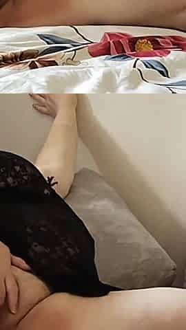 Stepmother-in-law with Big Ass, Hairy Cunt and Huge Tits Staged a Sex Show