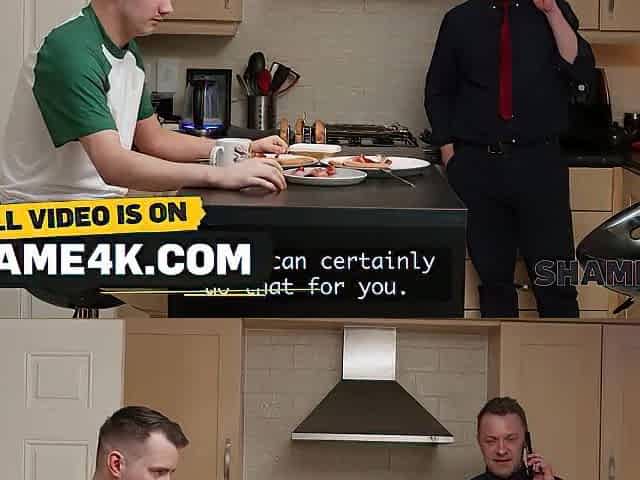 SHAME4K. The Secretary Enticed her Boss's Stepson and had Sex with him on the Office Desk