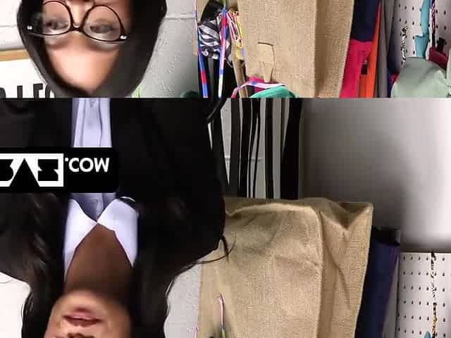 The Law Wont Get You Out Of Trouble, But Sucking The Security Guards Big Cock Might With Jade Kimiko