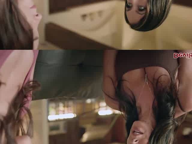 Milf drags stepdaughter to a family taboo with her husband