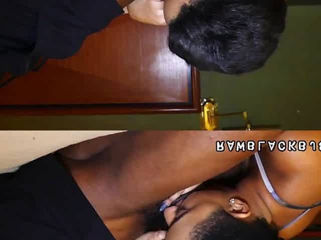 Saucy black MILF cock sucker filthy X-rated movie