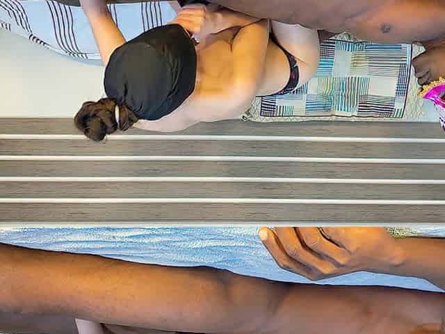 Part three Lascivious wife enjoying BBC Large Ebony Weenie whilst spouse at work