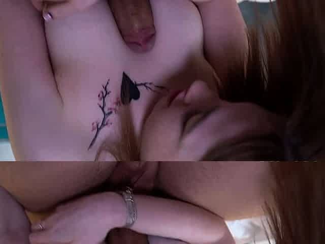Busty Teen with FAT cock