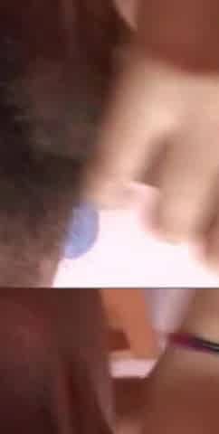 Horny hairy brunette banged in her wet pussy