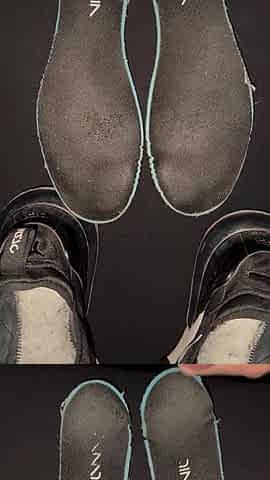 Spunk fountain on my allies worn nike shoes