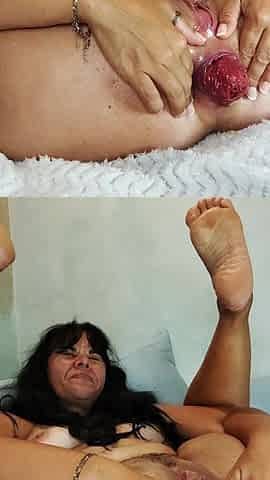 Anal Prolapsing, Finger and Screw Prolapsed Anal. mother I'd like to fuck Anal Close Up