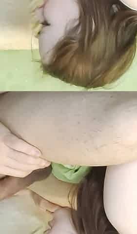 She did blowjobs for so long that she fell on my big balls