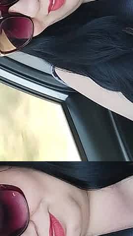 Traveling Stepmom, Just Fans in Slow Motion, in the Car
