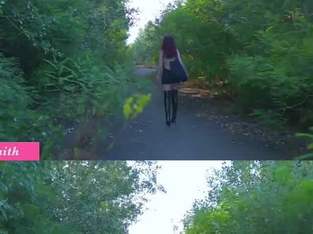 Jeny Smith masturbating in public
