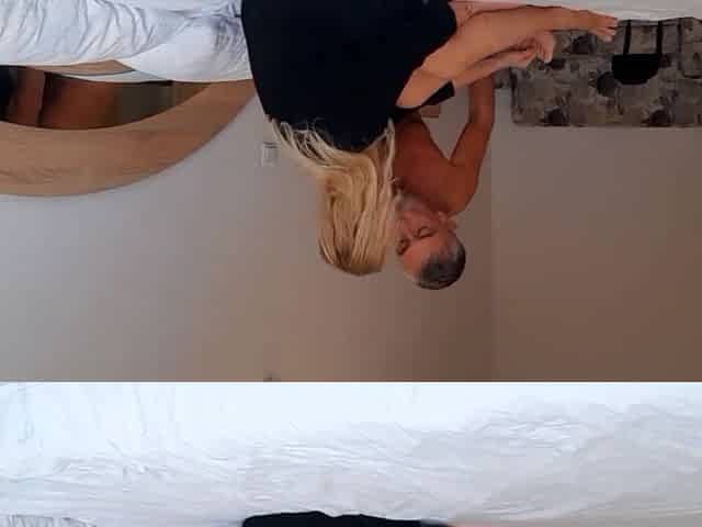 Amateur Blonde Mature Wife Enjoys Sex in Between