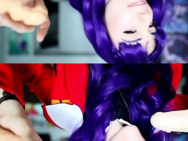 Close up BJ cumshot