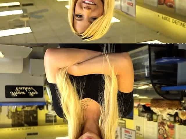 Passionate sex with teen waitress Kenzie Reeves