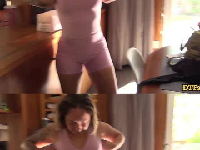 DTFsluts - Remy LaCroix homemade trio sex tape