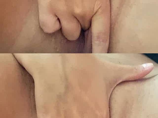Close up teen masturbation