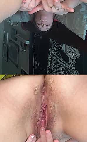 Bushy Vagina Close-up Climax
