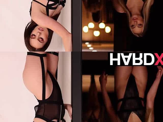 Flexible ladies Anna Clair Clouds and Freya Parker show their hardcore side