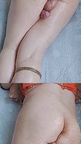 Oiled Booty Masturbating Whith Soft Smooth Hips Cute Large Wang Agreeable