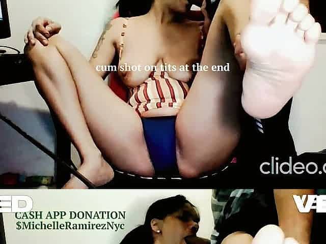 CUM DISCHARGED ON BOOBS FETISH WEB CAMERA PAIR INTIMATE ORAL WEENIE SUCK