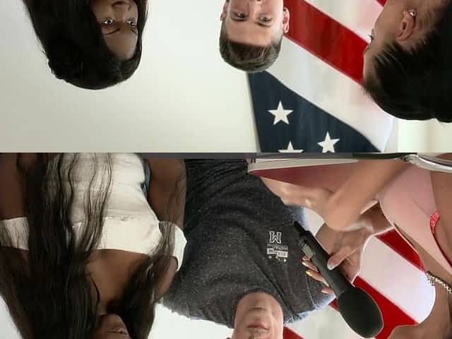 HITZEFREI Random thick black babe fucks a stranger