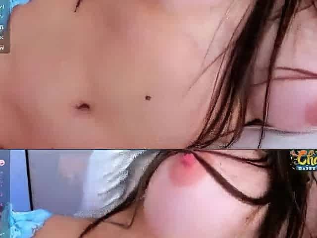 large titty camgirl masturbates