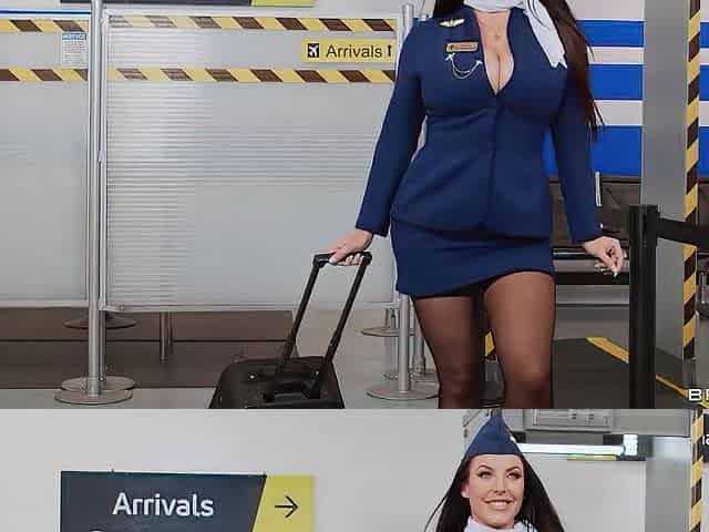 This Flight Attendant Bangs Part 1 Angela White Brazzers